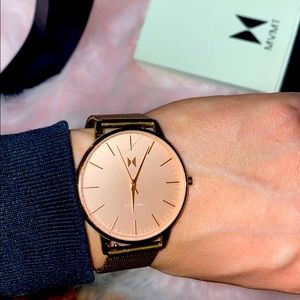 MVMT blush watch